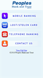 Mobile Screenshot of peoplesbankonline.com