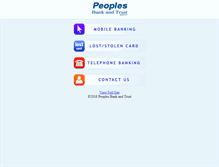 Tablet Screenshot of peoplesbankonline.com